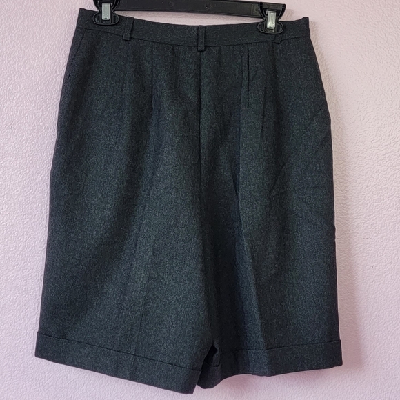Talbots VINTAGE 80s Wool  Bermuda Shorts Trousers/  10. - Picture 2 of 16